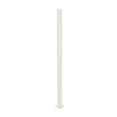 Aluminium Base Plated Pool Fence Post - 50 x 50mm x 1300mm, choice of colours